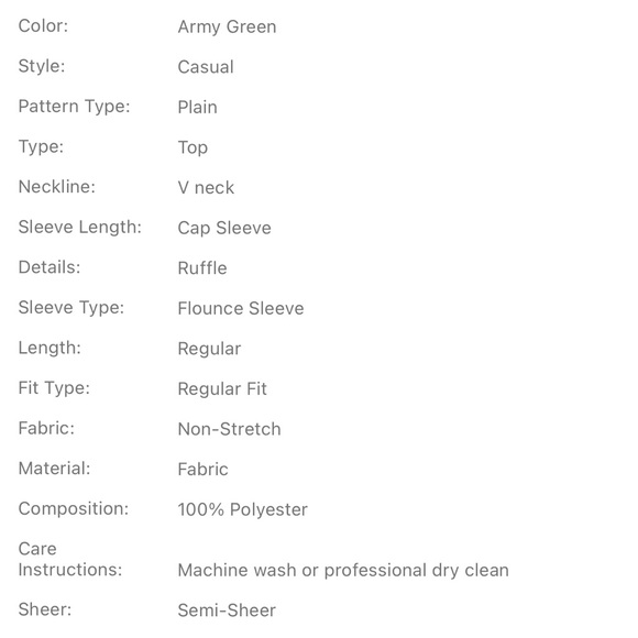 Ruffle Sleeve Blouse - Picture 6 of 7